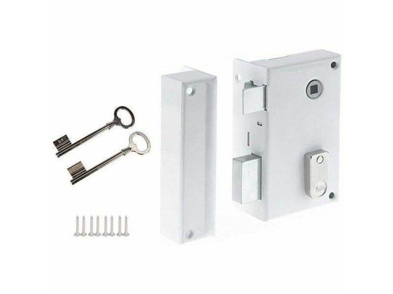 Ключалка Yale YAV37G 12,5 x 7 x 18 Бял Стомана Врати NaN –  BB Цилиндри