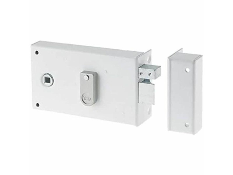 Ключалка Yale YAH37D  19,5 x 7 x 14 cm Бял Стомана Врати NaN –  BB Цилиндри