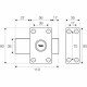 Ключалка Yale YV25BT-45/SC Стомана Кръгъл Врати Ø 23 mm NaN –  BB Цилиндри