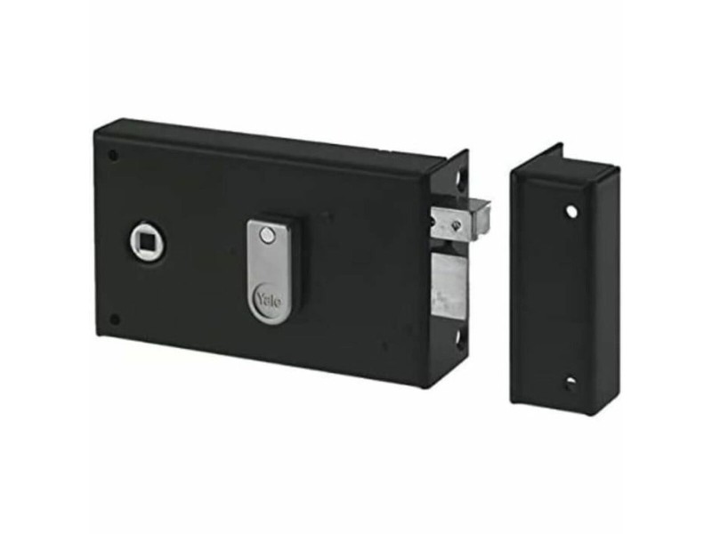 Ключалка Yale 19,5 x 7 x 14 cm Каки Неръждаема стомана Квадратен Врати NaN –  BB Цилиндри
