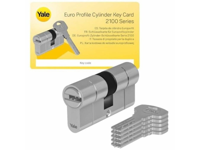 Защитен цилиндър Yale YC2100 40 x 50 mm Месинг NaN –  BB Цилиндри
