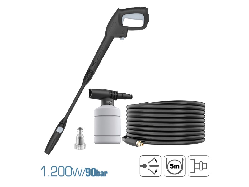 Уред за почистване под високо налягане Koma Tools 1200 W 220-240 V 90 bar NaN –  BB Миячи под налягане