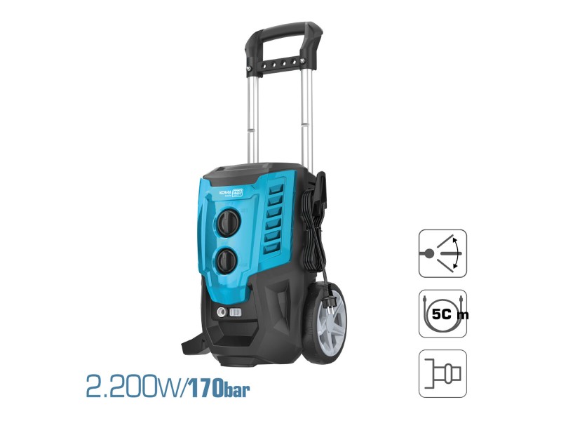Уред за почистване под високо налягане Koma Tools Pro Series 170 bar NaN –  BB Миячи под налягане