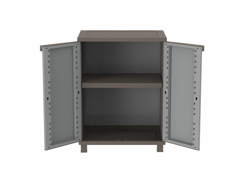 Килер за метли Terry Jrattan 370 Сив Смола 68 x 37,5 x 91,5 cm 1 Рафтове NaN –  BB Шкафове за съхранение