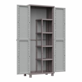 Килер за метли Terry Jrattan 368 Сив 68 x 37,5 x 170 cm Пластмаса 4 Рафтове