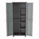 Килер за метли Terry Jrattan 368 Сив 68 x 37,5 x 170 cm Пластмаса 4 Рафтове NaN –  BB Шкафове за съхранение