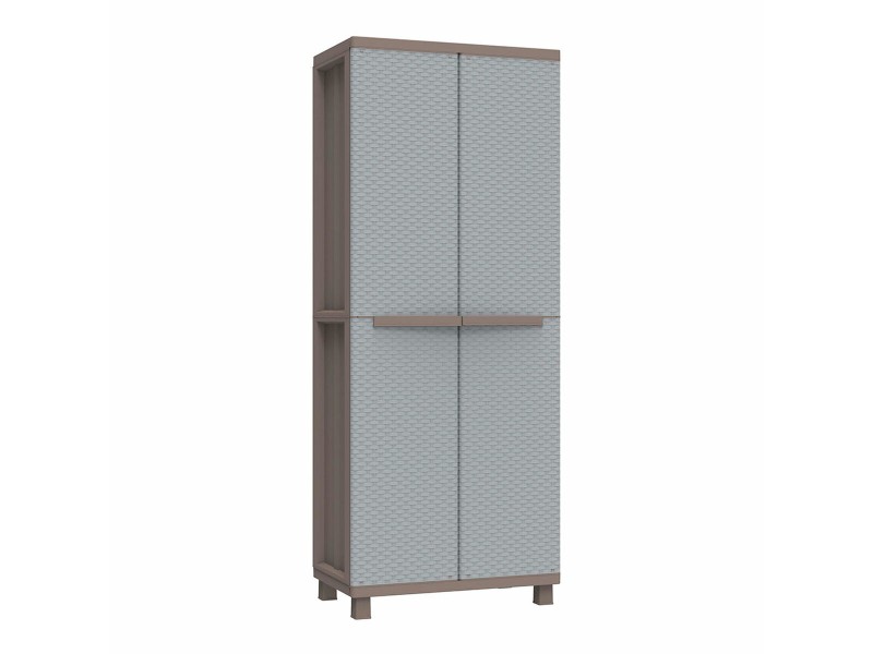 Килер за метли Terry Jrattan 369 Сив 68 x 37,5 x 170 cm Пластмаса 3 Рафтове NaN –  BB Шкафове за съхранение