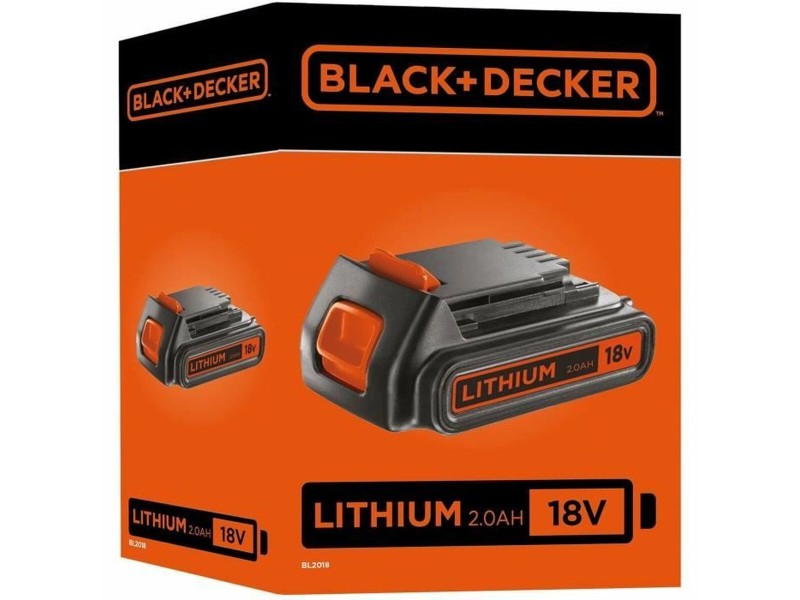 Презареждаща се литиева батерия Black & Decker BL2018 18 V Litio Ion 2 Ah NaN –  BB Батерии