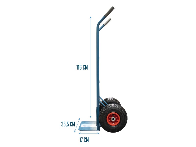 Количка Ferrestock Колела / Гуми Грип Стомана 150 kg NaN –  BB Ръчни колички