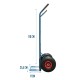 Количка Ferrestock Колела / Гуми Грип Стомана 150 kg NaN –  BB Ръчни колички