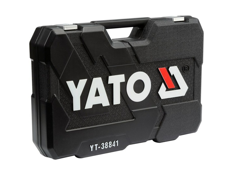 комплект с инструменти Yato YT-38841 Стомана 216 Части 1/4 3/8 1/2 NaN от | techMAG.bg комплект с инструменти Yato YT-38841 Стомана 216 Части 1/4 3/8 1/2 NaN – BB Кутии и куфарчета