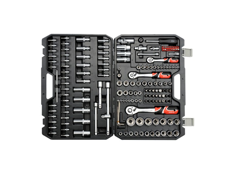 комплект с инструменти Yato YT-38931 1/4 3/8 1/2 NaN –  BB Комплекти инструменти с аксесоари