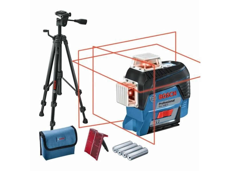 Лазерен нивелир BOSCH GLL 3-80 C Professional + BT 150 NaN –  BB Лазерни нивелири