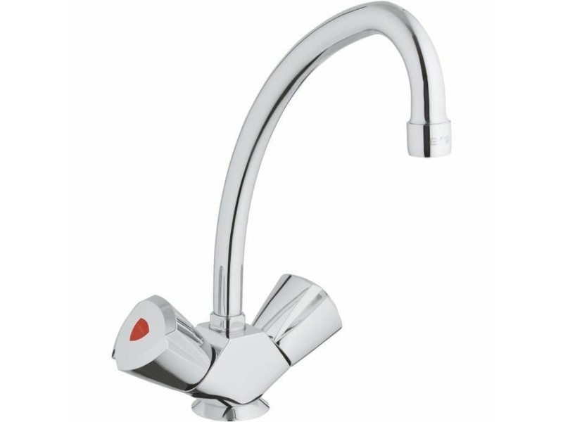 Смесител с Две Ръкохватки Grohe 31072000 NaN –  BB Кранове за мивка