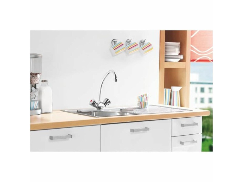 Смесител с Две Ръкохватки Grohe 31072000 NaN –  BB Кранове за мивка