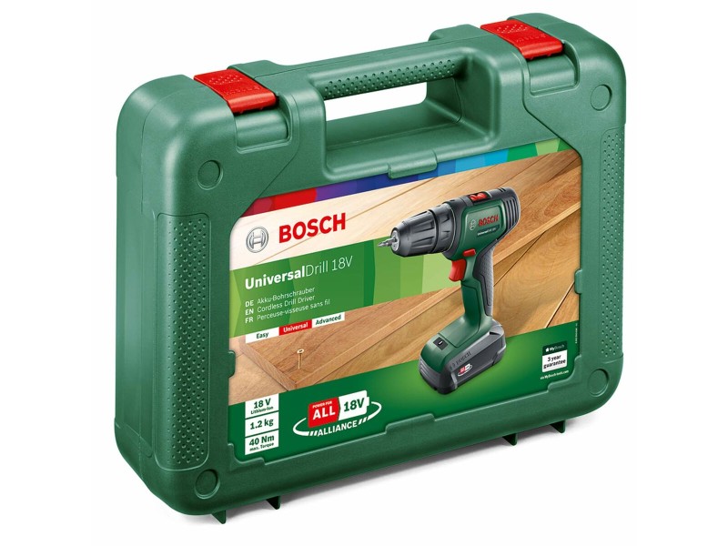 Комплект свредла и аксесоари BOSCH Universaldrill 18 Power 4All 18 V 40 Nm NaN –  BB Комплекти свредла