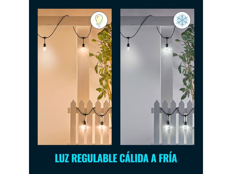Гирлянда от LED Светлини Wiz   Многоцветен 8 W NaN –  BB Верижни триони