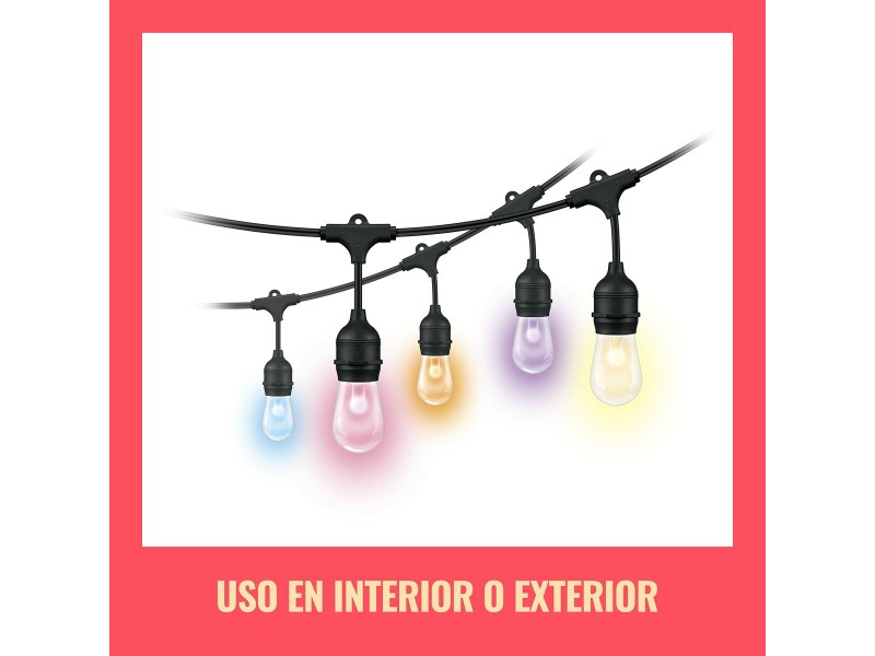 Гирлянда от LED Светлини Wiz   Многоцветен 8 W NaN –  BB Верижни триони