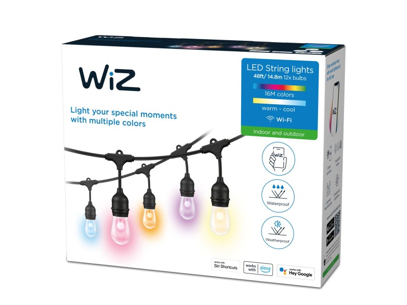 Гирлянда от LED Светлини Wiz   Многоцветен 8 W NaN –  BB Верижни триони