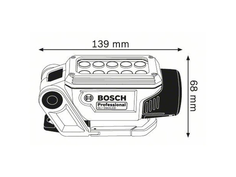 фенер LED BOSCH GLI DeciLED Professional 12 V NaN –  BB Фенерчета за работни зони