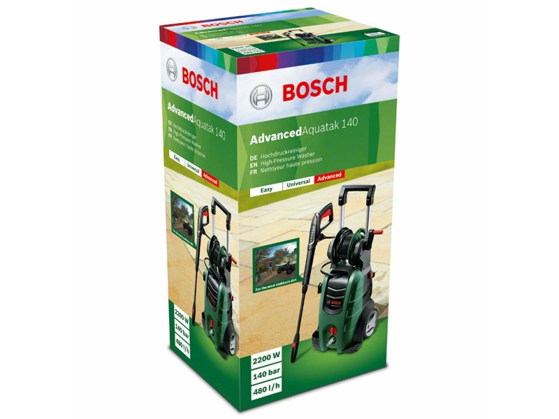 Уред за почистване под високо налягане BOSCH Advancedaquatak 140 2100 W 140 bar 450 L/H NaN –  BB Миячи под налягане