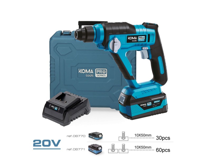 Ударна бормашина Koma Tools Pro Series 60 W 850 rpm NaN –  BB Ротационни чукове