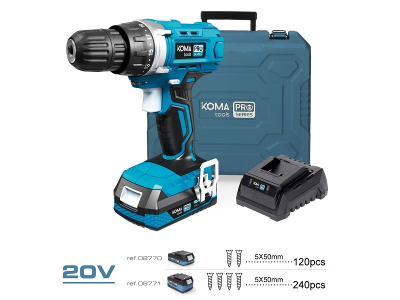 Комплект свредла и аксесоари Koma Tools Pro Series Инструмент за завинтване 40 Части NaN от | techMAG.bg Комплект свредла и аксесоари Koma Tools Pro Series Инструмент за завинтване 40 Части NaN – BB Комплекти свредла