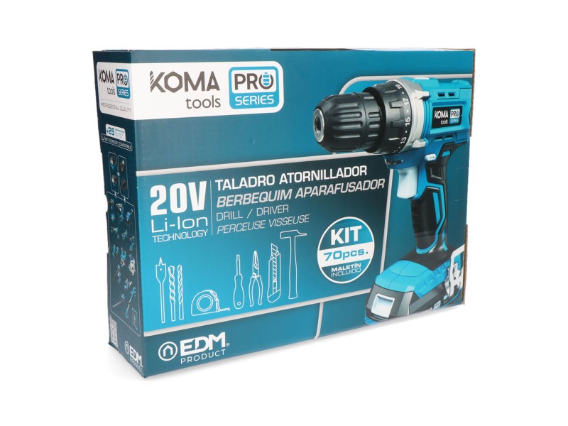 Комплект свредла и аксесоари Koma Tools Pro Series Инструмент за завинтване 70 piezas NaN от | techMAG.bg Комплект свредла и аксесоари Koma Tools Pro Series Инструмент за завинтване 70 piezas NaN – BB Комплекти свредла