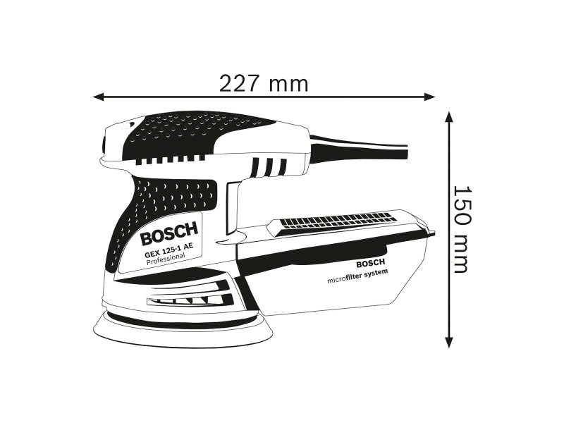 Сандер / Шлифовъчна машина BOSCH GEX 125-1 AE NaN от | techMAG.bg Сандер / Шлифовъчна машина BOSCH GEX 125-1 AE NaN – BB Ексцентрични шлайфмашини