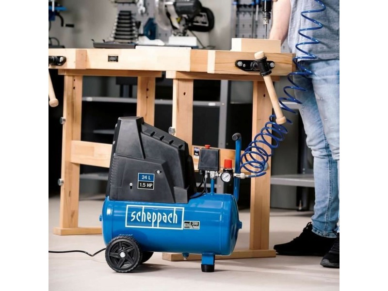 Въздушен Компресор Scheppach HC30OX Хоризонтален 1100 W 8 bar 24 L NaN –  BB Въздушни компресори