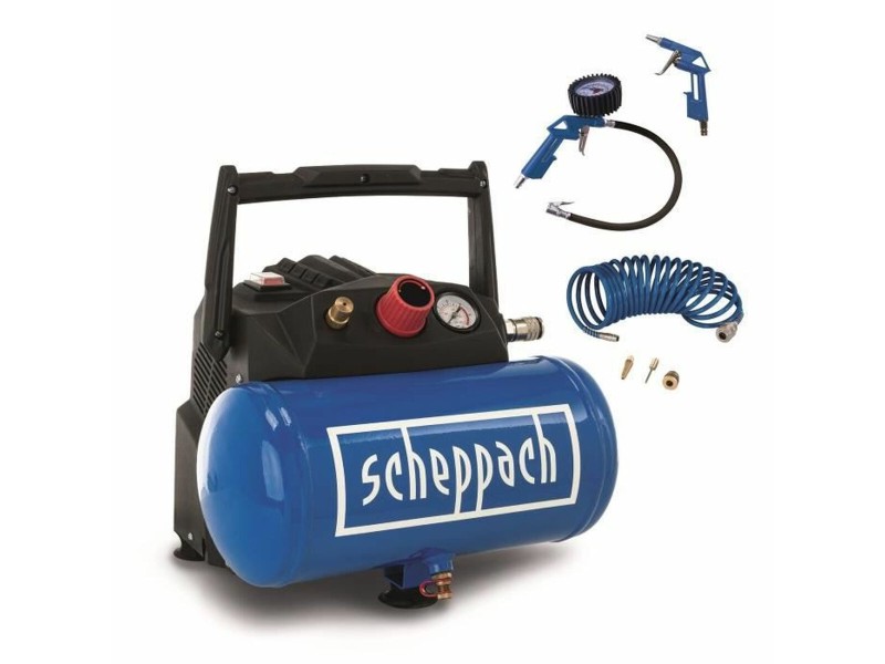 Въздушен Компресор Scheppach HC06 Хоризонтален 1200 W 6 L NaN –  BB Въздушни компресори