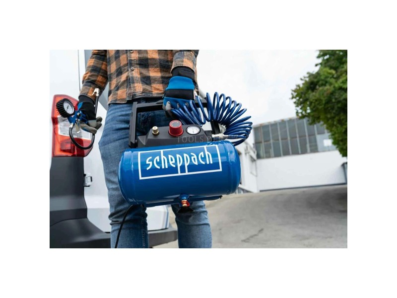 Въздушен Компресор Scheppach HC06 Хоризонтален 1200 W 6 L NaN –  BB Въздушни компресори