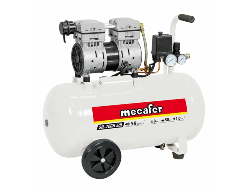 Въздушен Компресор MECAFER 425523 Хоризонтален Тих 8 bar 24 L NaN –  BB Въздушни компресори