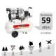 Въздушен Компресор MECAFER 425523 Хоризонтален Тих 8 bar 24 L NaN –  BB Въздушни компресори