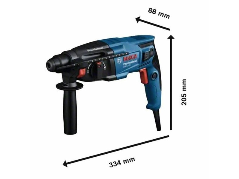 Ударна бормашина BOSCH Professional GBH 2-21 720 W 1200 rpm NaN –  BB Ротационни чукове
