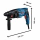 Ударна бормашина BOSCH Professional GBH 2-21 720 W 1200 rpm NaN –  BB Ротационни чукове