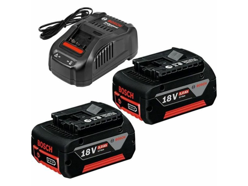 Charger and rechargeable battery set BOSCH 1 600 A00 B8J 18 V 5 Ah NaN –  BB Батерии