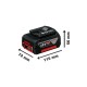 Charger and rechargeable battery set BOSCH 1 600 A00 B8J 18 V 5 Ah NaN –  BB Батерии