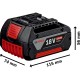 Презареждаща се литиева батерия BOSCH Professional GBA 18 V 4 Ah NaN –  BB Батерии