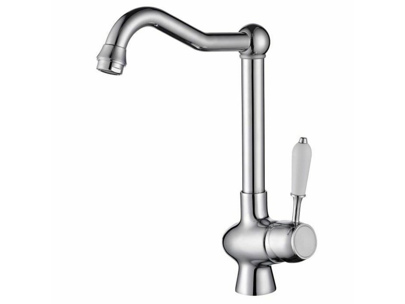 Смесител Rousseau Сив Chrome Неръждаема стомана Месинг NaN –  BB Кранове за мивка