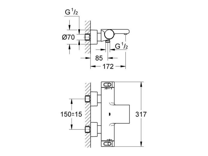 Кран Grohe 34174001 NaN –  BB Кранове за душ