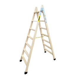 Сгъваема стълба Plabell BLD-7 Дървен 190 cm
