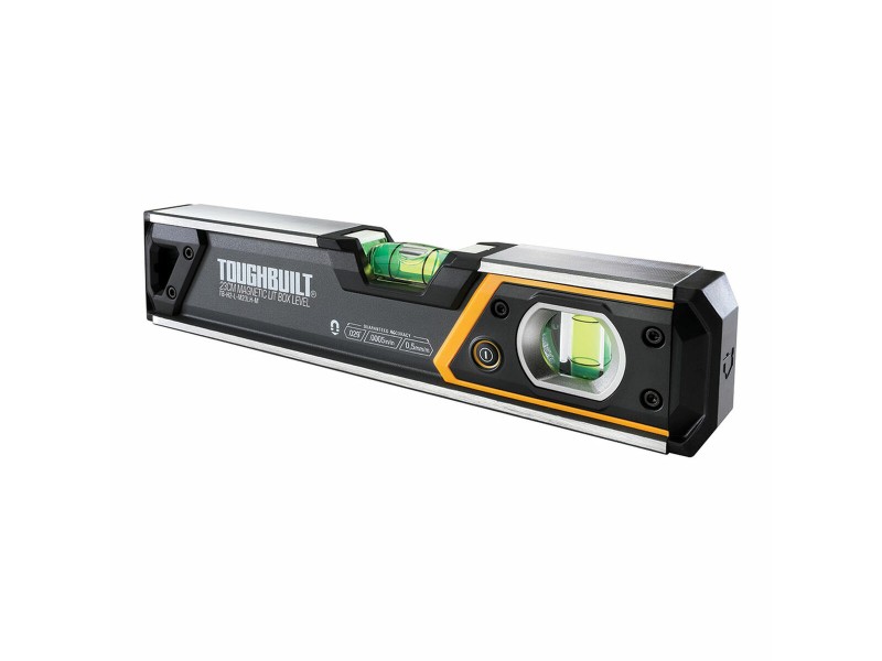 Ниво на Балон Toughbuilt tb-h2-l-m23-lh-m Магнитна Тръбен Осветена 23 cm NaN –  BB Нивелири с балонче
