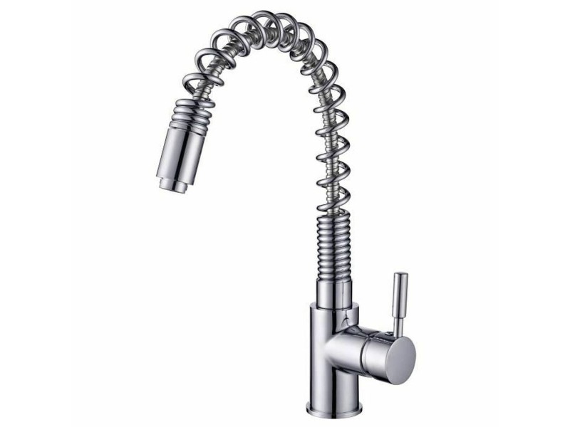 Смесител Rousseau Сив Chrome Неръждаема стомана Месинг NaN –  BB Кранове за мивка