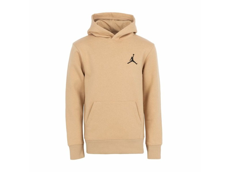 Детски суичър с качулка Jordan Po-Pull-Over Бежов 8-10 години NaN –  BB Суичъри