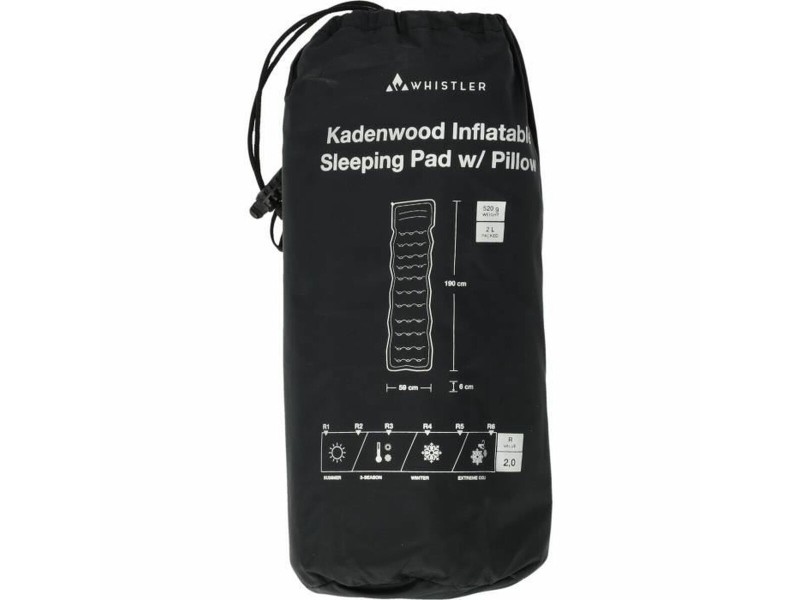 Air Bed Whistler 190 x 59 x 6 cm Черен NaN –  BB Въздушни матраци