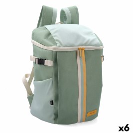 Хладилна Чанта Quid Sugar Зелен Текстил 20 L 30 x 22 x 4 cm (6 броя)