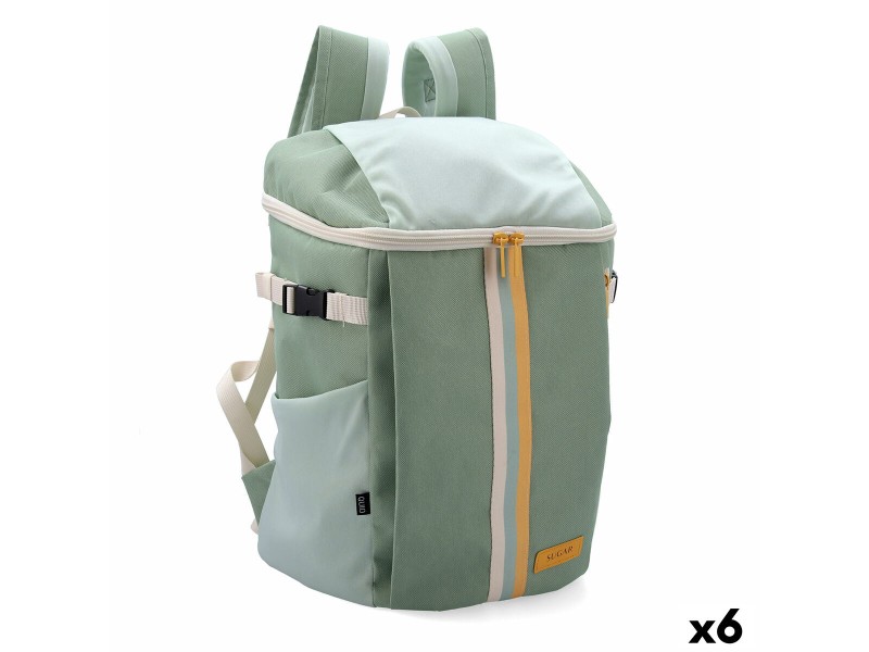 Хладилна Чанта Quid Sugar Зелен Текстил 20 L 30 x 22 x 4 cm (6 броя) NaN –  BB Хладилници