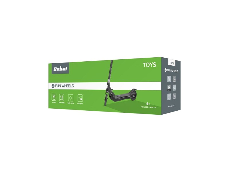 Електрически скутер Rebel ZAB0031W Бял 100 W NaN –  BB Електрически тротинетки