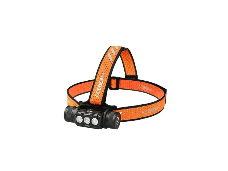 LED Фенер Acebeam H50 2.0 Черен Оранжев NaN –  BB Челни фенери